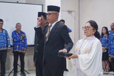 Pelantikan Kepala Bapenda Provinsi NTT
