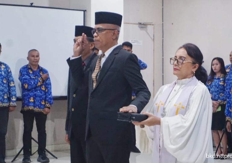 Pelantikan Kepala Bapenda Provinsi NTT
